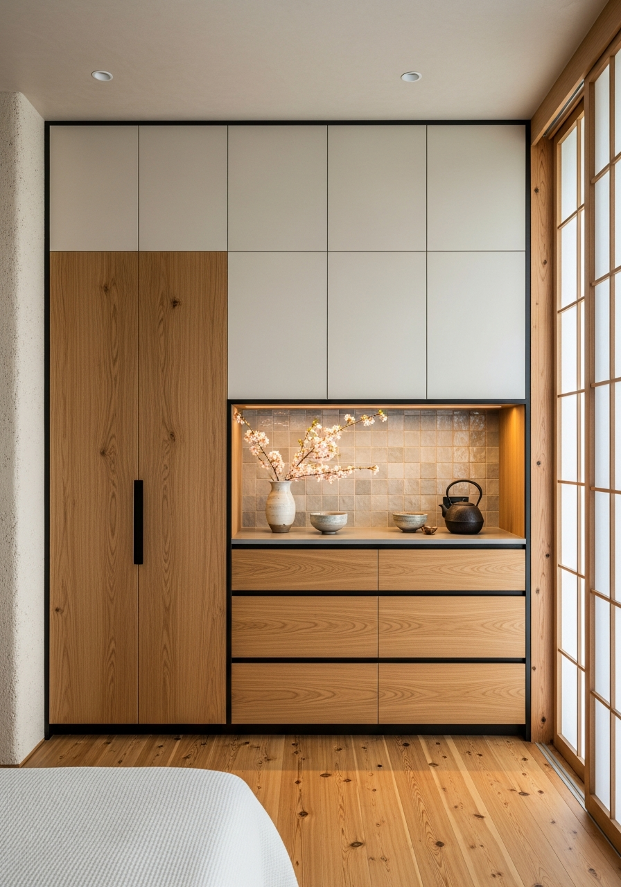 Fadior Brera Wardrobe Suite — interior room context showing cabinet integration