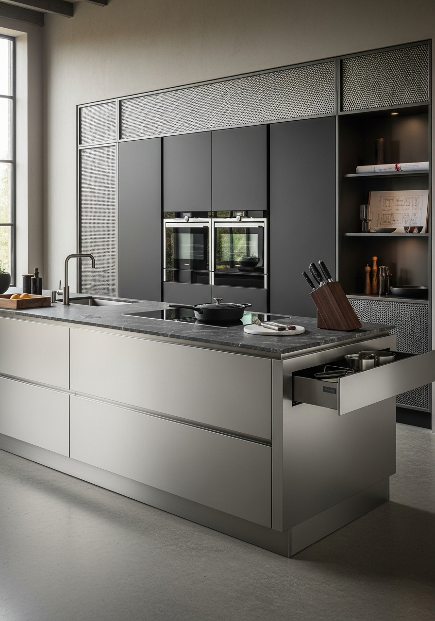 Fadior Abyss Kitchen Suite — interior room context showing cabinet integration