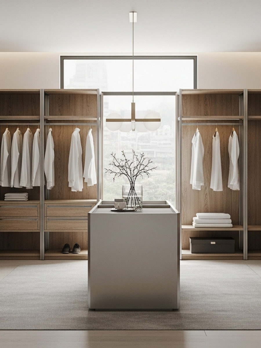 Fadior Wardrobe — premium stainless steel cabinetry