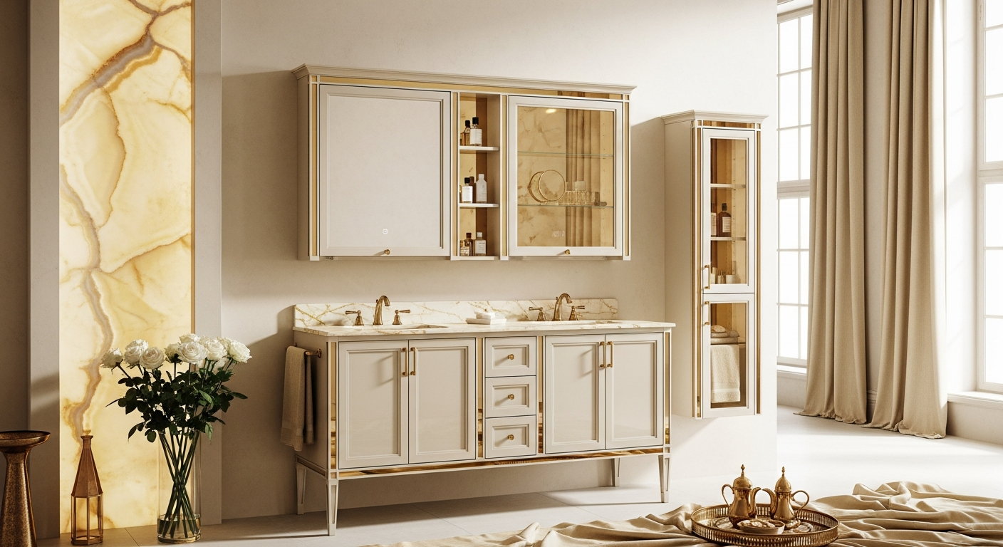 Fadior Acqua Bath and Vanity Suite — lifestyle setting with natural light and residential styling