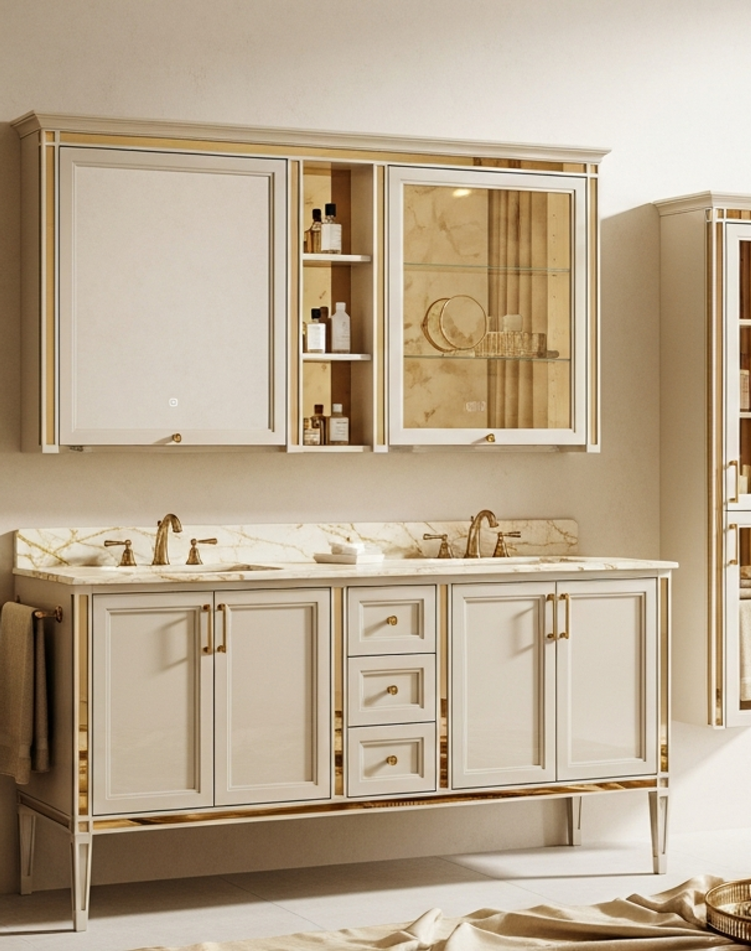 Fadior Acqua Bath and Vanity Suite — lifestyle setting with natural light and residential styling