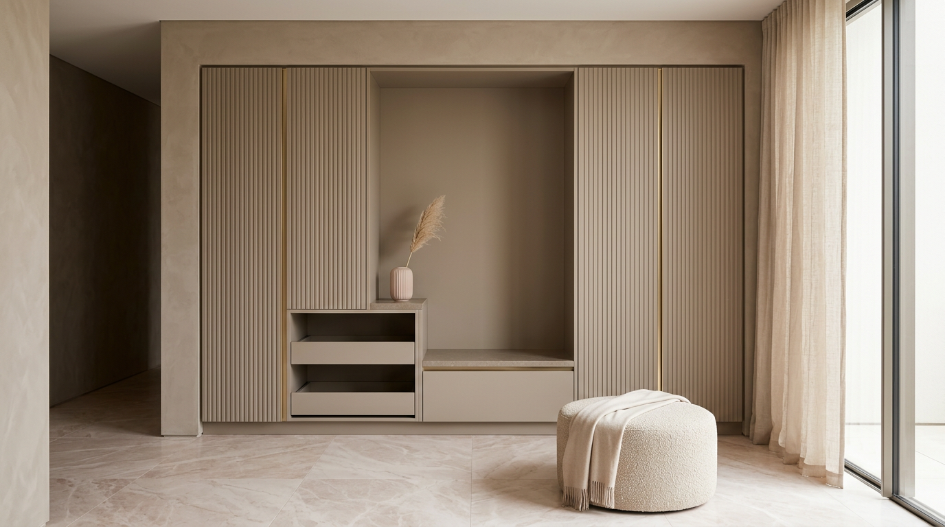 Fadior Archetype Entryway Suite — lifestyle setting with natural light and residential styling