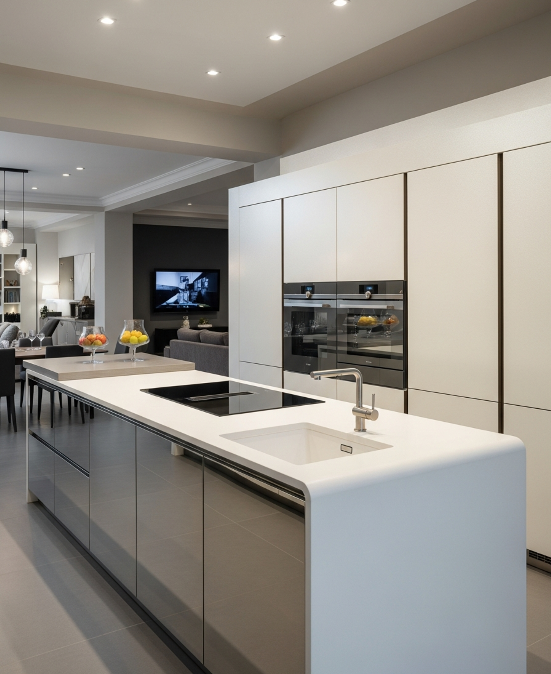 Fadior Abyss Kitchen Suite — 304 stainless steel kitchen system, front view