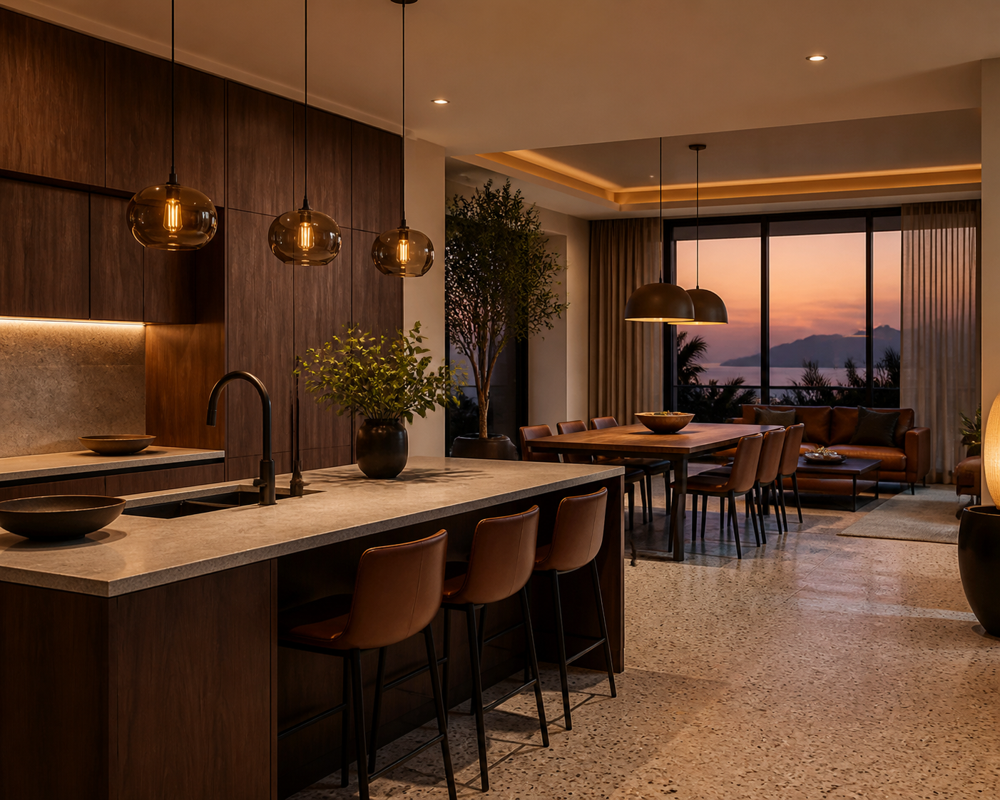 Villa Muscat Cocina y Baño de 48 m² imagen 2