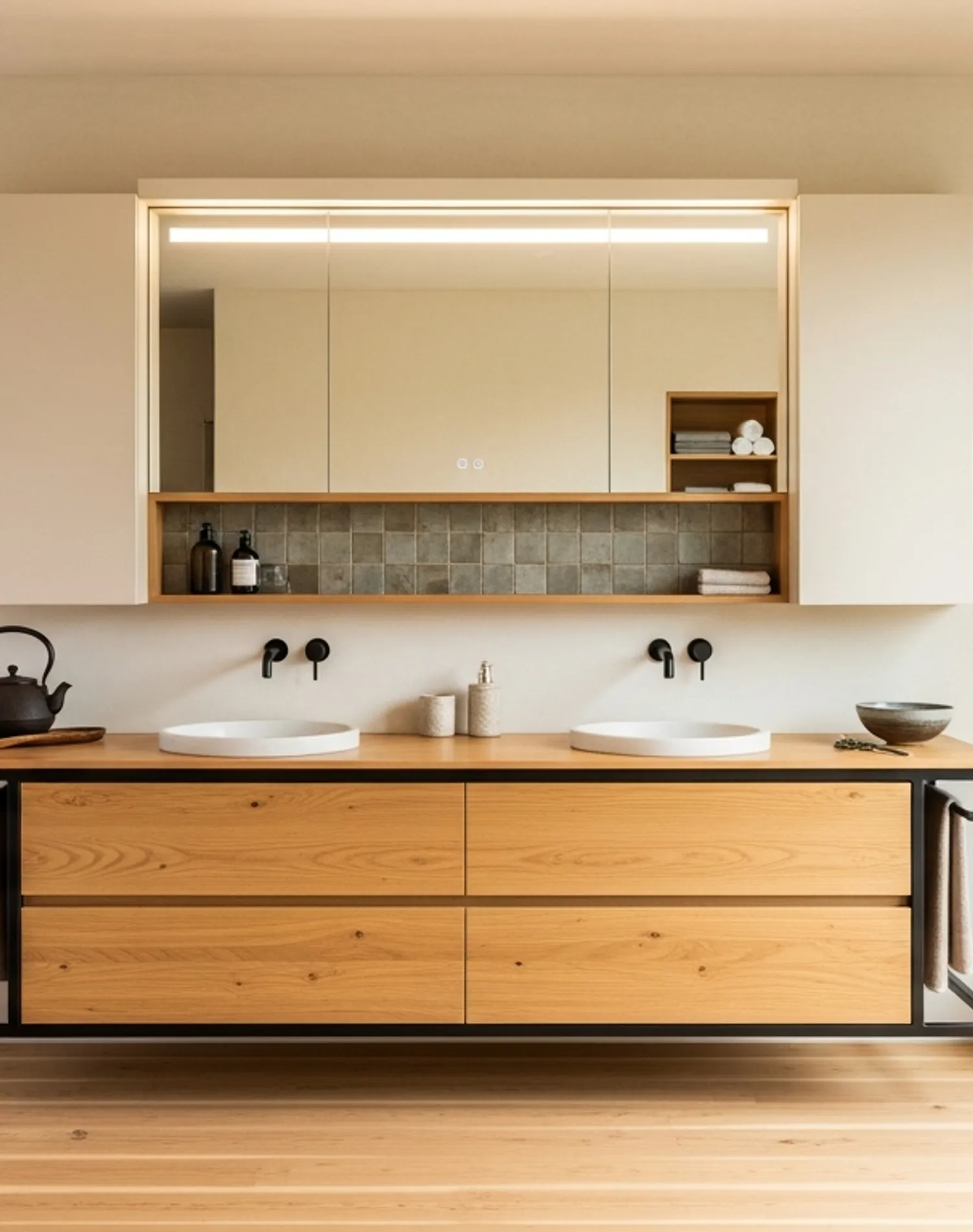 Suite de Baño y Tocador Acqua estudio de adaptación