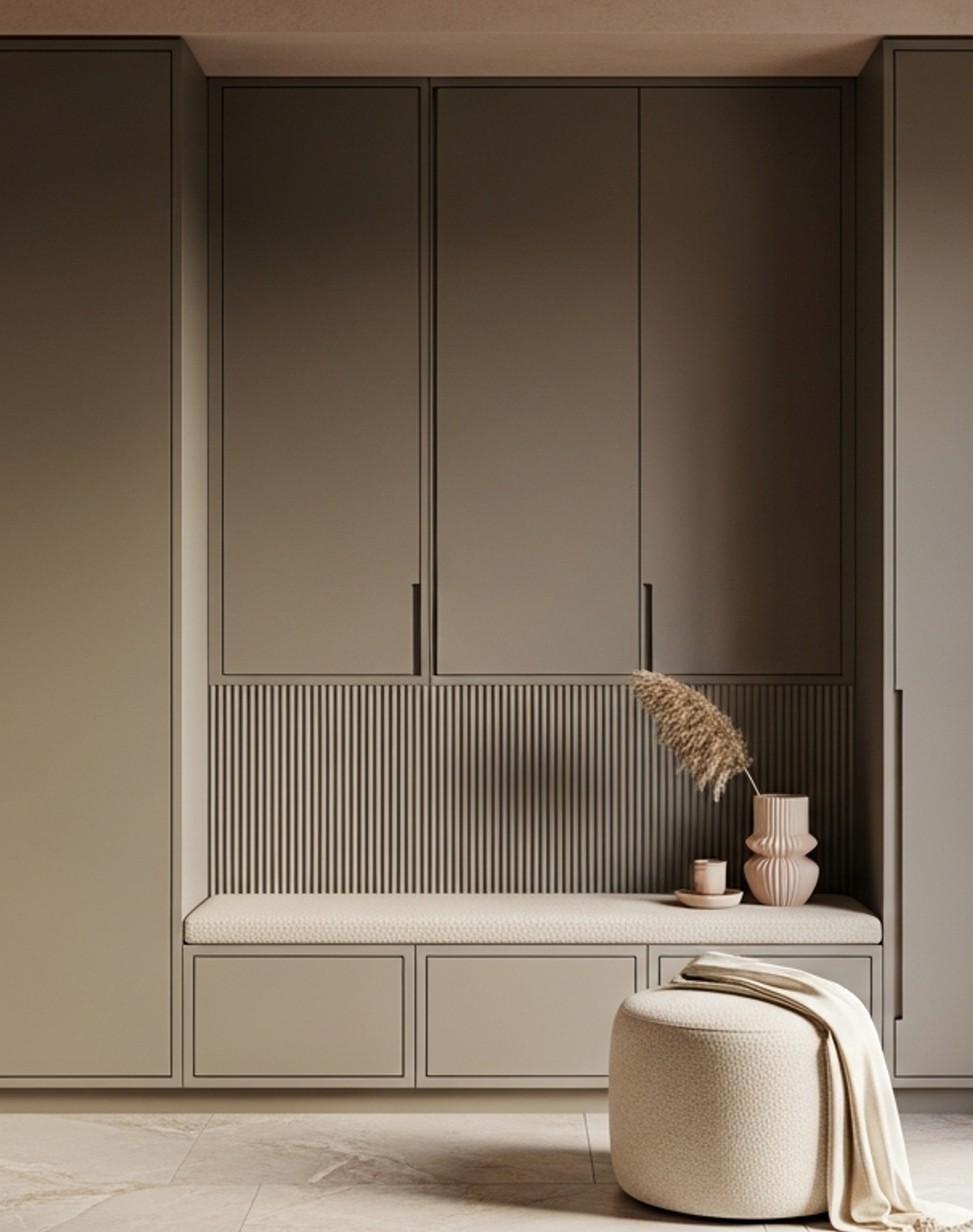 Fadior Archetype Entryway Console — lifestyle setting with natural light and residential styling