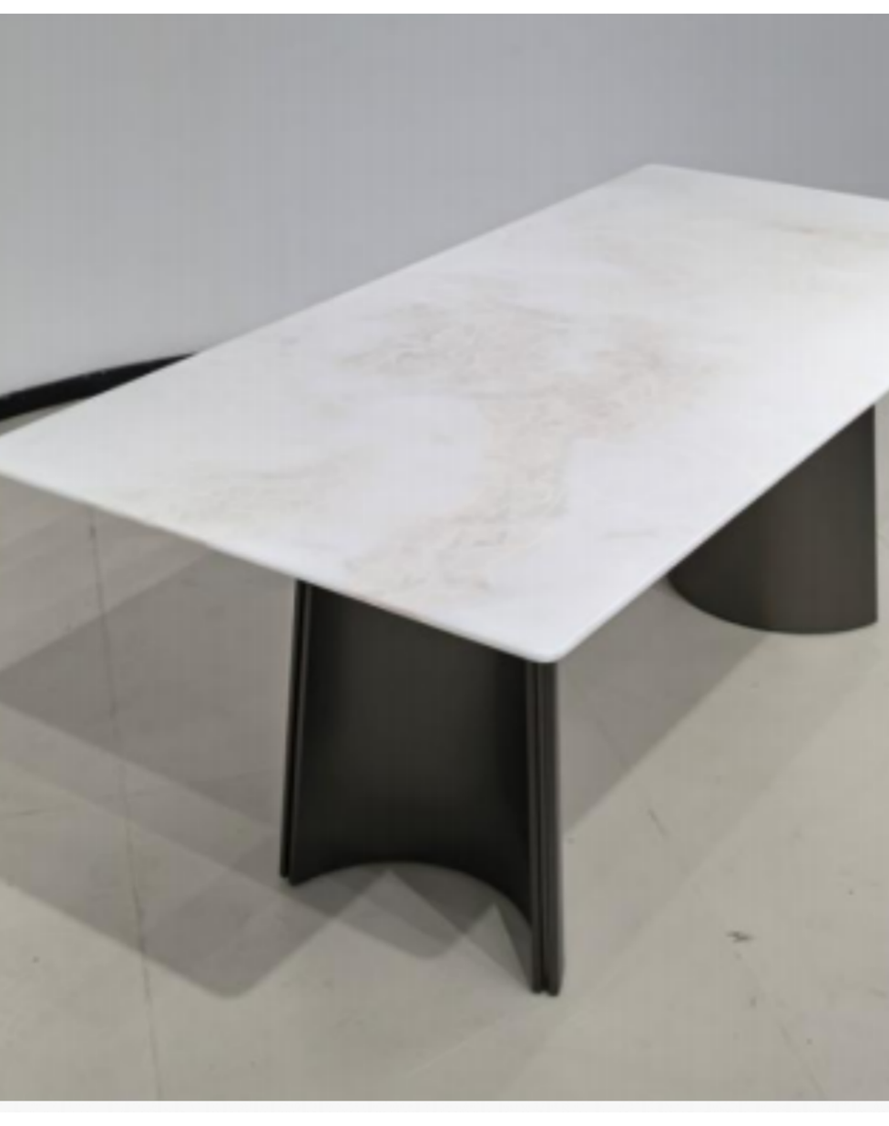 Stone-Top Marble Dining Table 140x80 product photo for FADIOR HOME shop