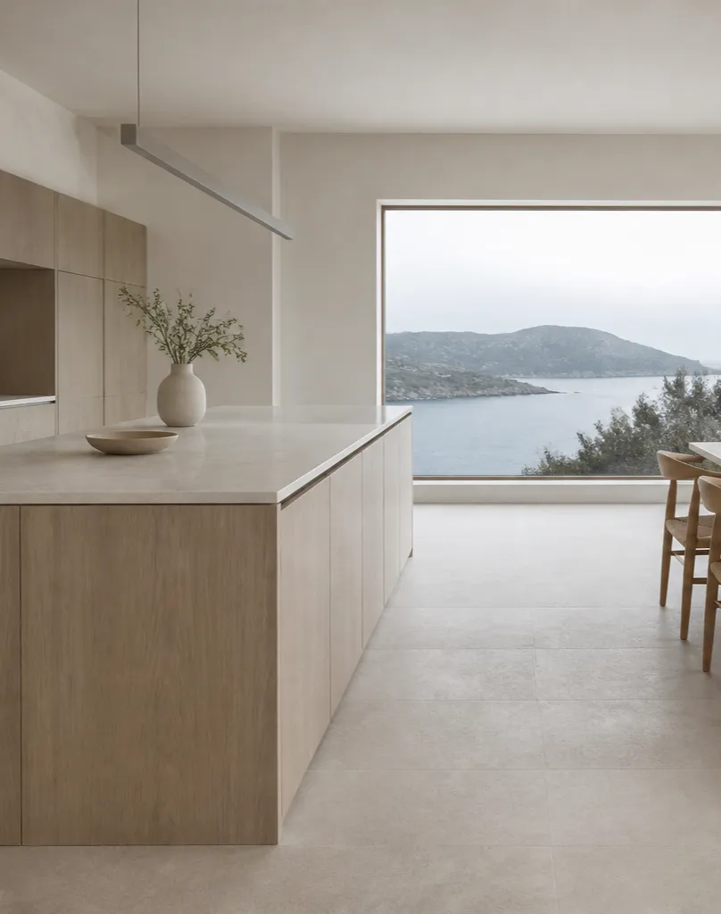Fadior Terrena Kitchen Suite with Waterpoint Alignment Gallery — interior room context showing cabinet integration
