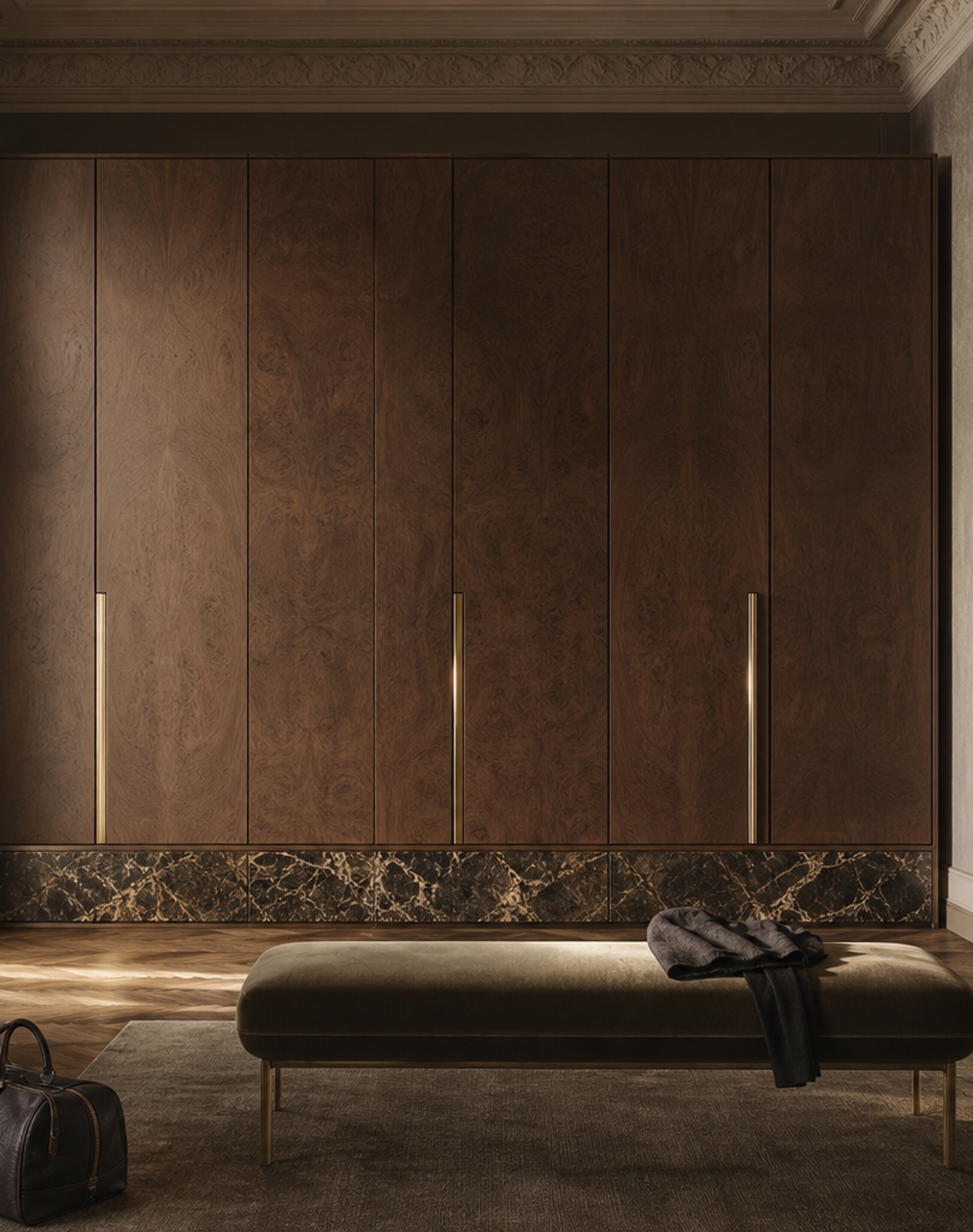 Fadior Canopy Rationalist Dressing Gallery Wardrobe — lifestyle setting with natural light and residential styling