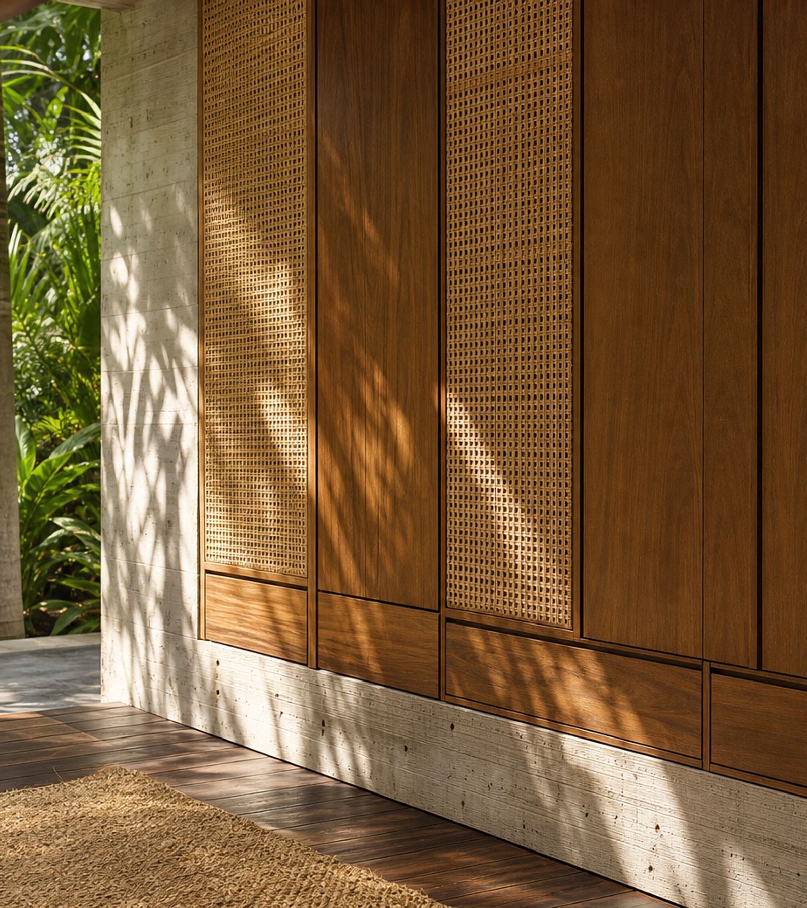 Fadior Voyage Tailored Dressing Gallery Wardrobe — close-up of stainless steel finish and hardware detail