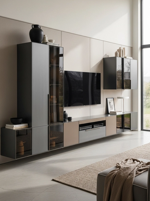 Fadior Essence Living Room — 304 stainless steel living room system, front view