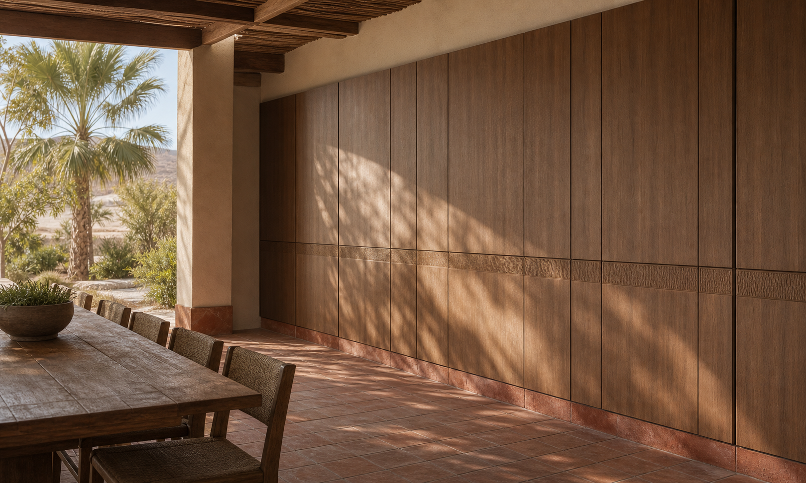 Fadior Miroir Wall Panel Suite with Spectral Partition Datum — lifestyle setting with natural light and residential styling