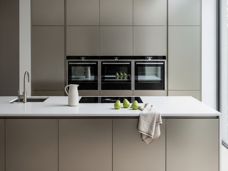 Fadior Abyss Kitchen Suite — 304 stainless steel kitchen system, front view
