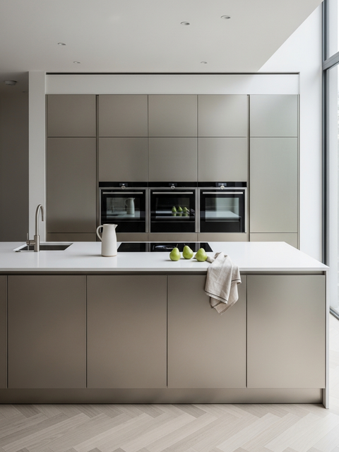 Fadior Abyss Kitchen Suite — 304 stainless steel kitchen system, front view