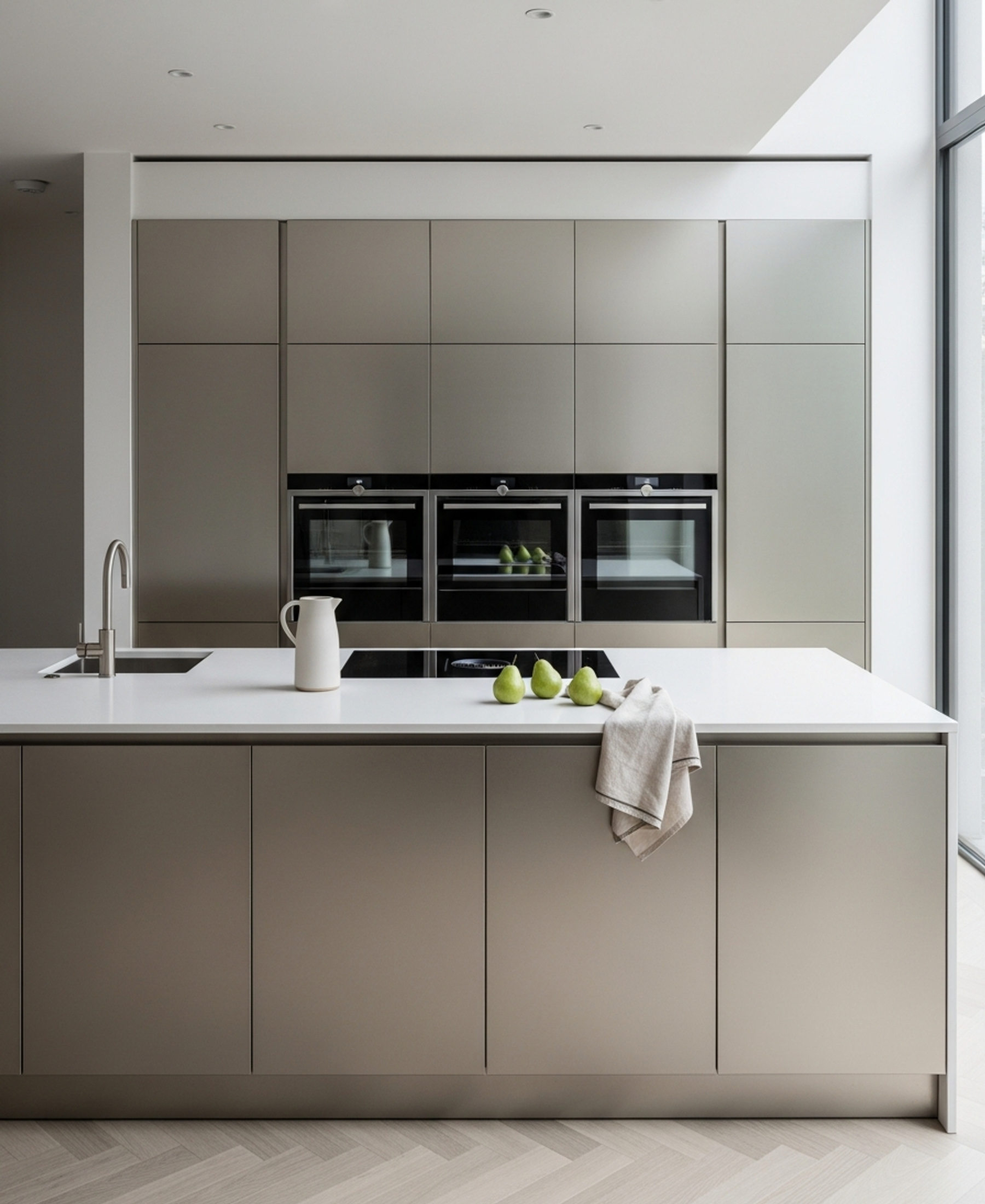 Fadior Abyss Kitchen Suite — 304 stainless steel kitchen system, front view