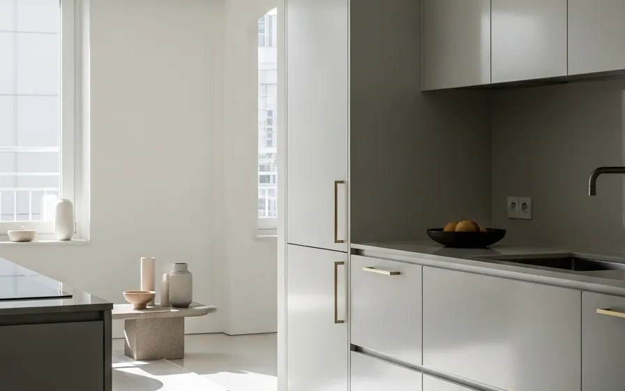 Fadior Seoul Gangnam Apartment — 304 stainless steel kitchen system, architectural view