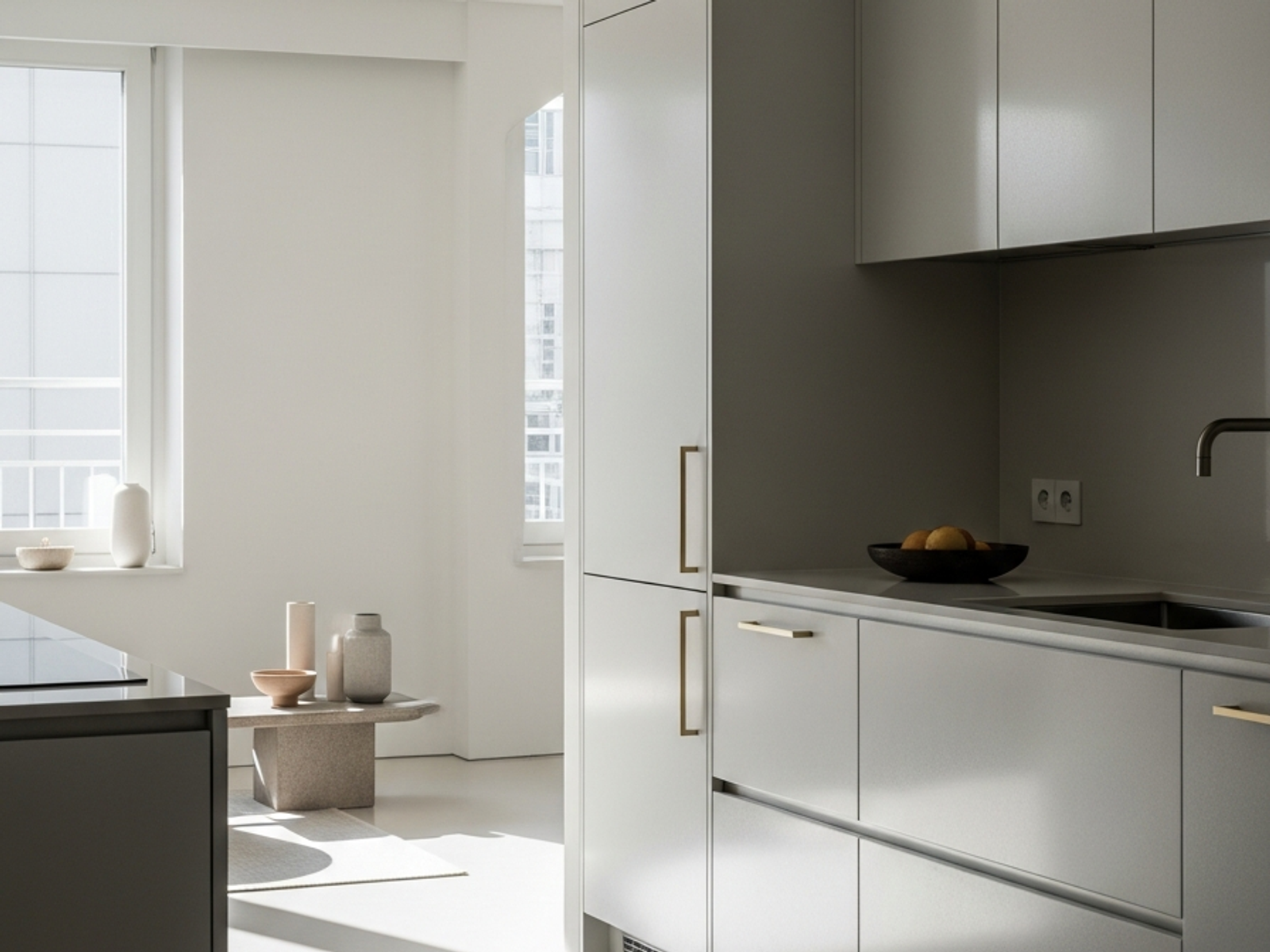 Fadior Seoul Gangnam Apartment — 304 stainless steel kitchen system, architectural view