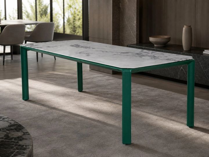 Marble Dining Table 2000 × 900 × 750H styled in a FADIOR HOME interior setting