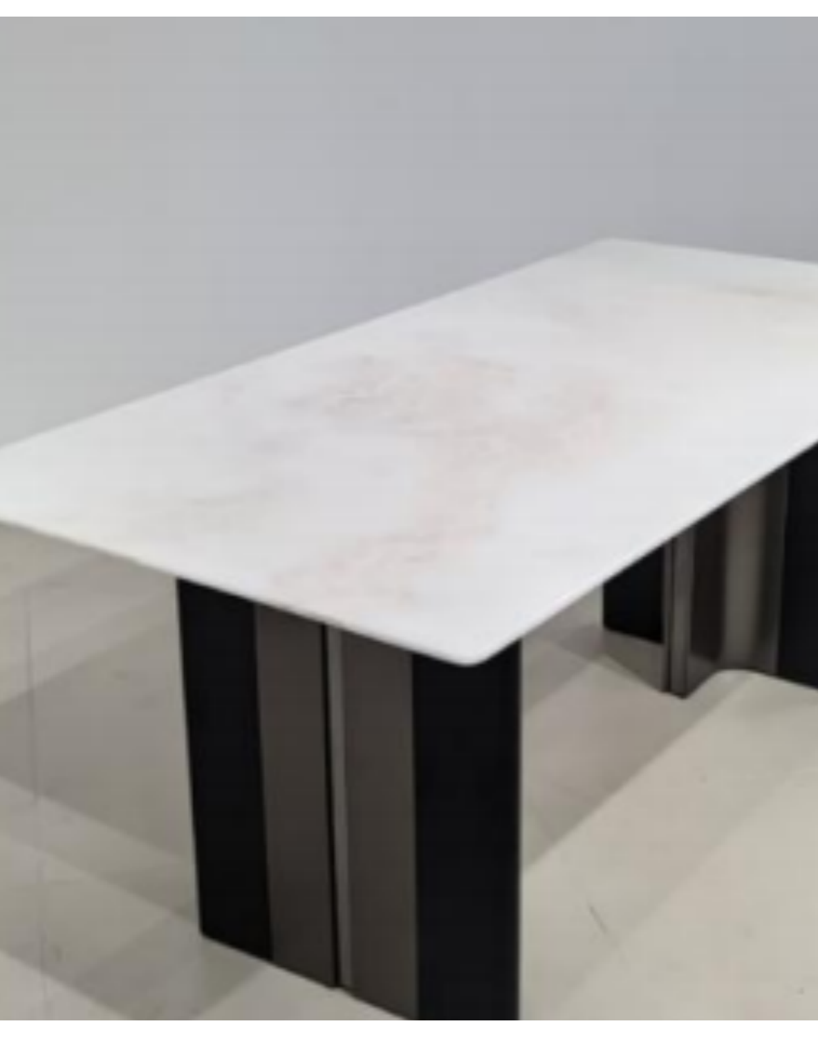 Stone-Top Marble Dining Table 140x80 product photo for FADIOR HOME shop