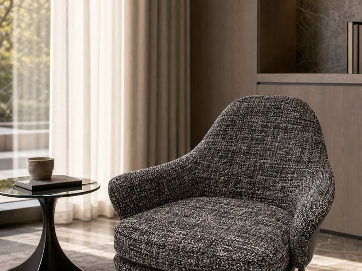 Lounge Chair styled in a FADIOR HOME interior setting