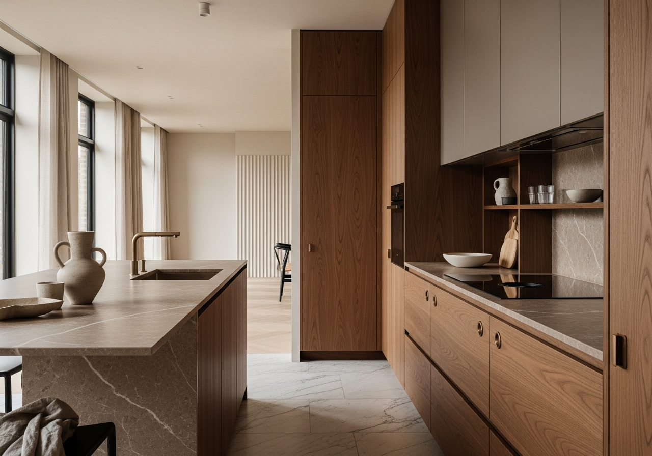 Diseño de cocinas de lujo pequeñas: soluciones arquitectónicas para espacios compactos imagen 3