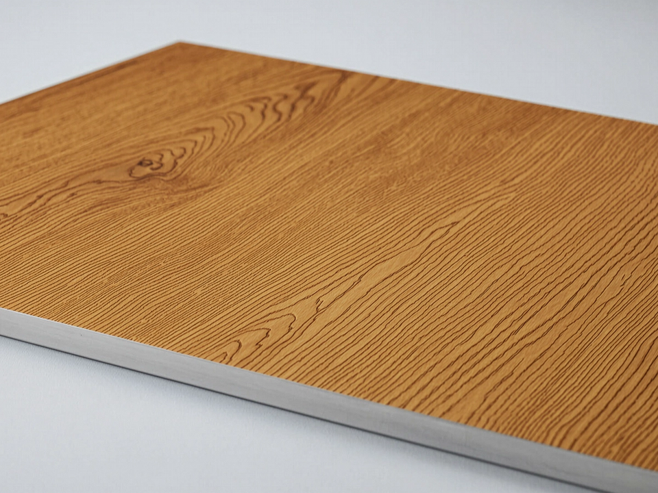 3D Wood Grain Transfer Film surface detail — Fadior Material Library