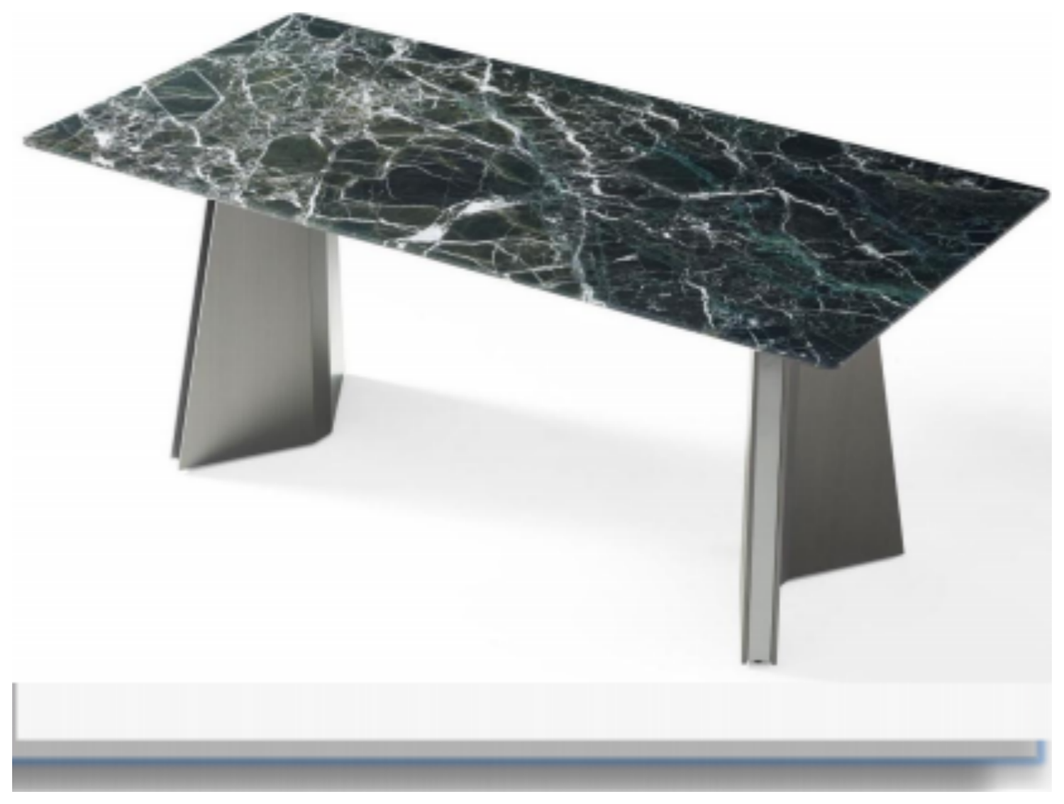 Mesa de comedor con sobre de mármol vista del producto
