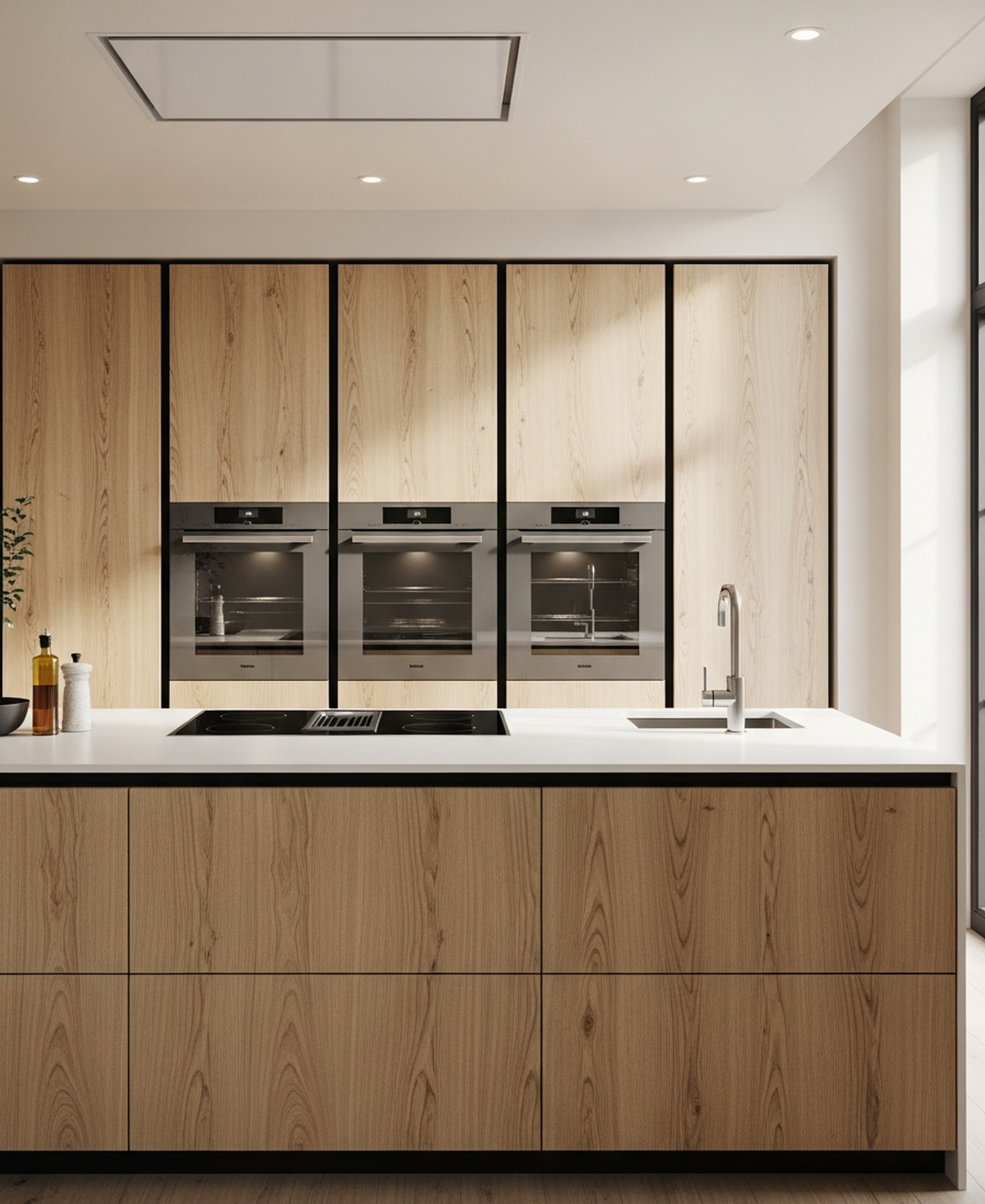 Fadior Abyss Kitchen Suite — 304 stainless steel kitchen system, front view