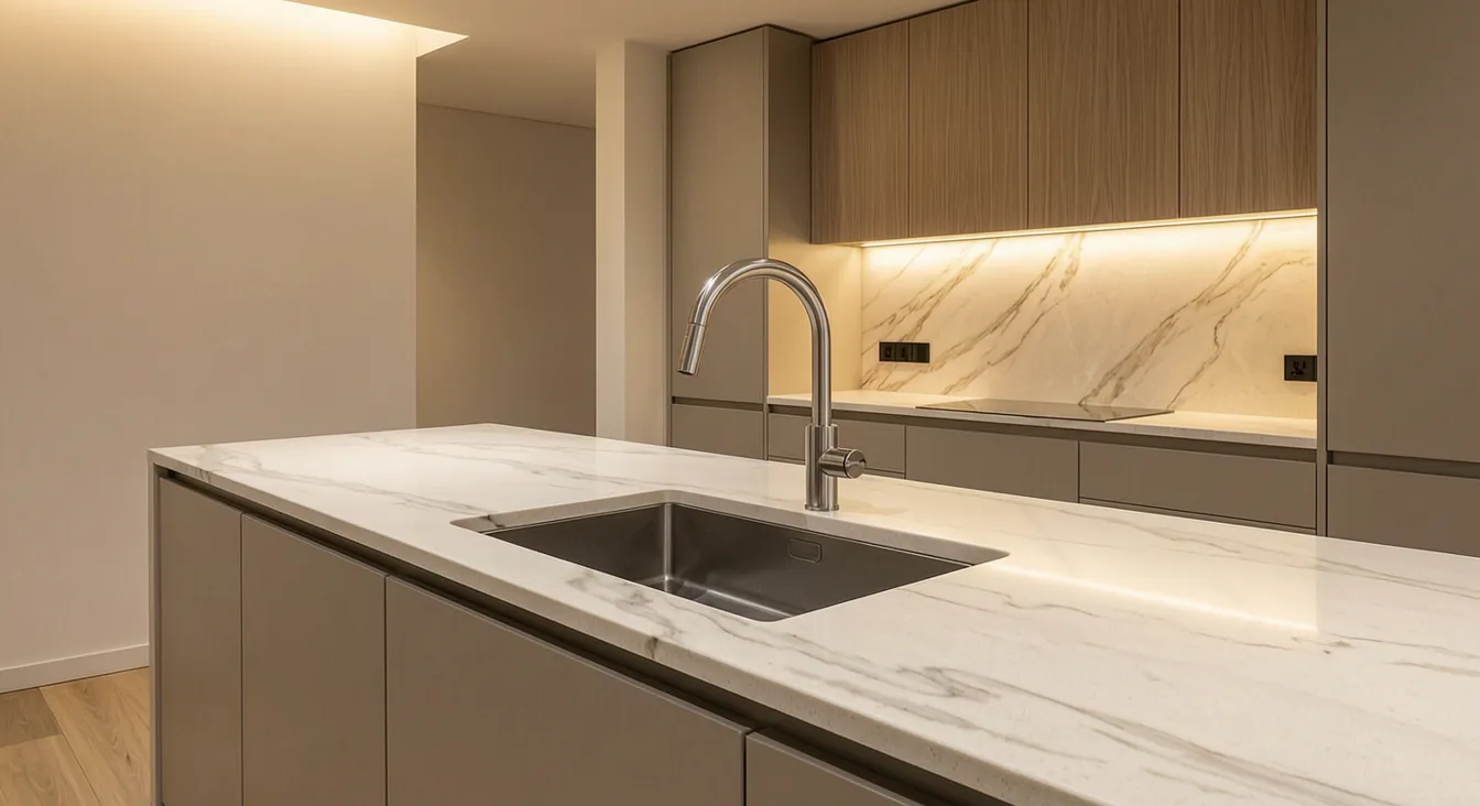 Encimera de Piedra Sinterizada (clase Dekton/Neolith)