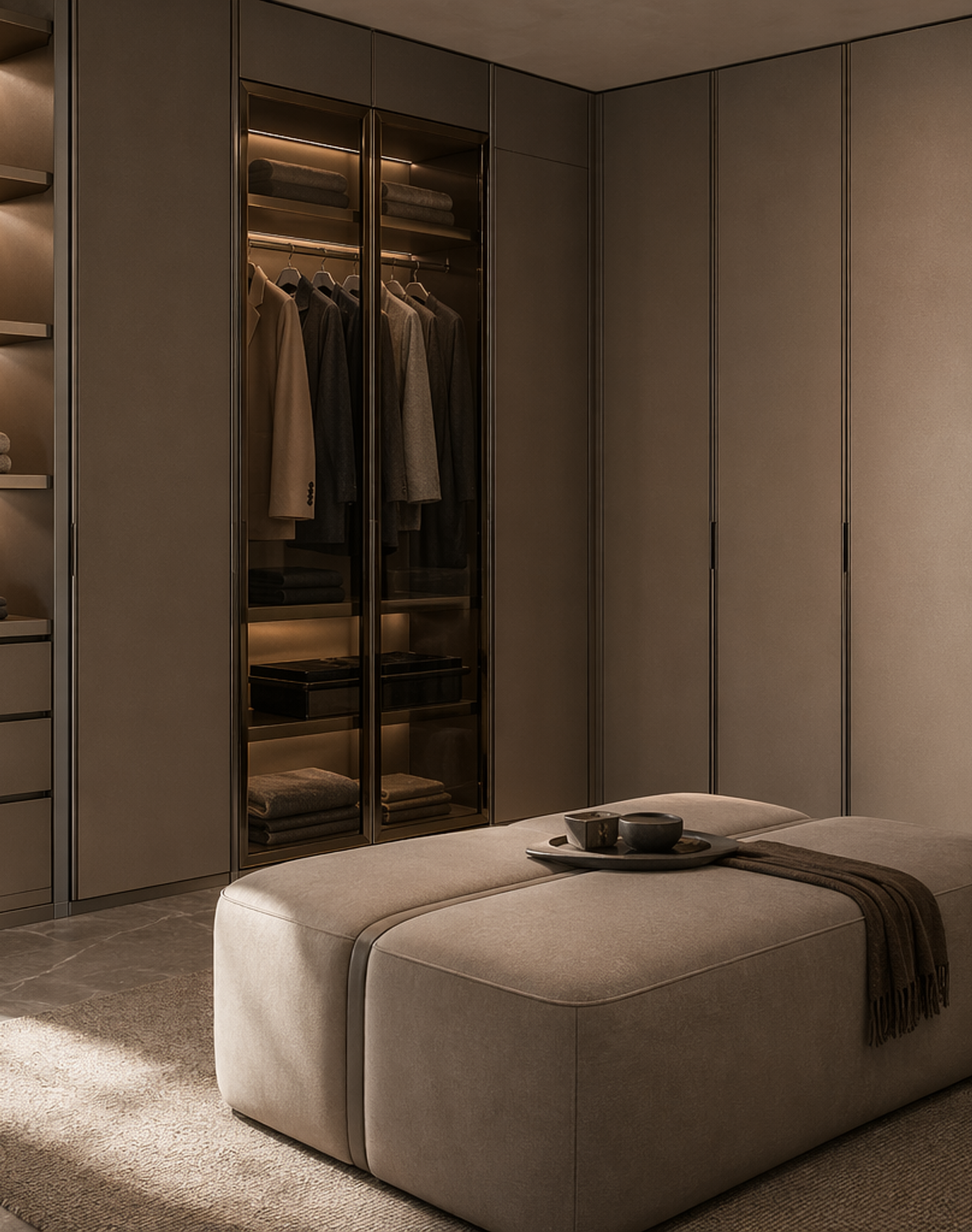 Fadior Brera Wardrobe Suite — lifestyle setting with natural light and residential styling