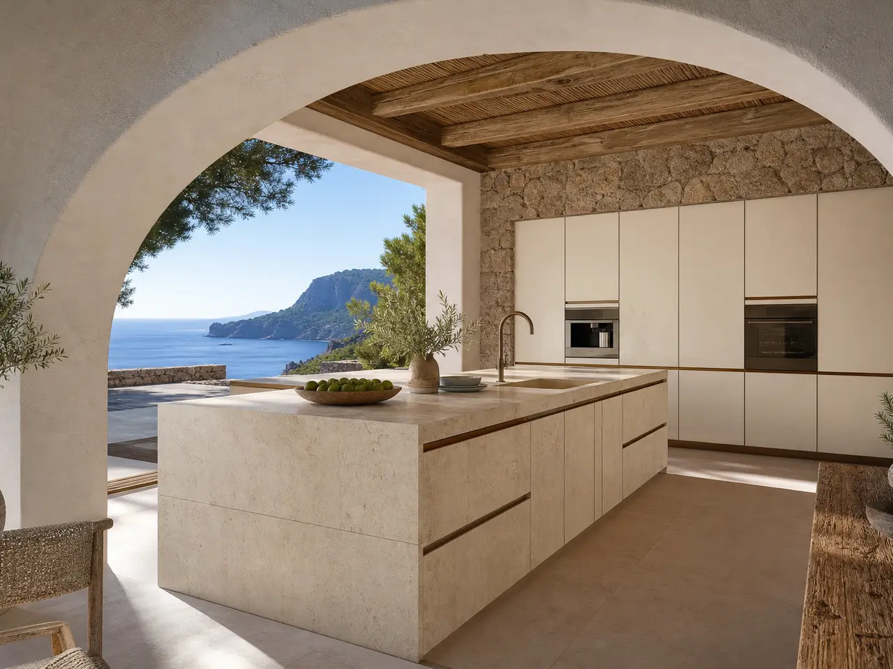 Fadior Meridian Kitchen Suite with Cafe Bronze Workwall Datum - custom 304 stainless steel kitchen cabinetry with residential finishes, storage planning, and daily workflow