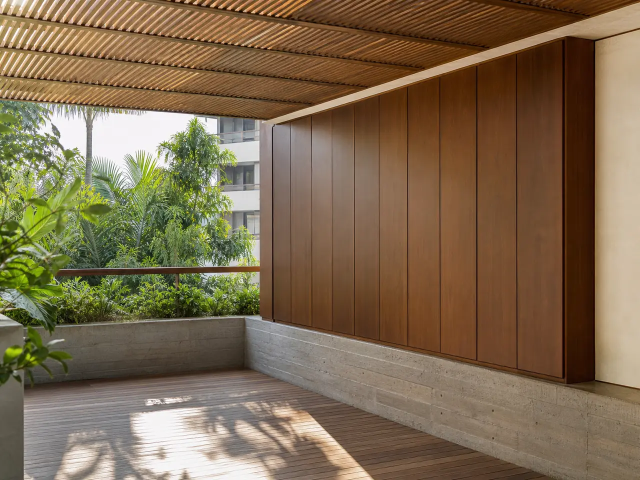Fadior Cannes Balcony Suite with Riviera Laundry Screen - 304 stainless steel balcony cabinetry for humidity, laundry overflow, utility storage, and semi-outdoor residential use