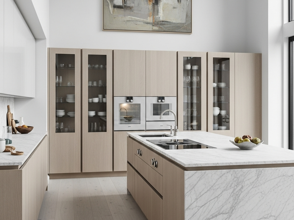 Fadior Abyss Kitchen Suite — 304 stainless steel kitchen system, front view