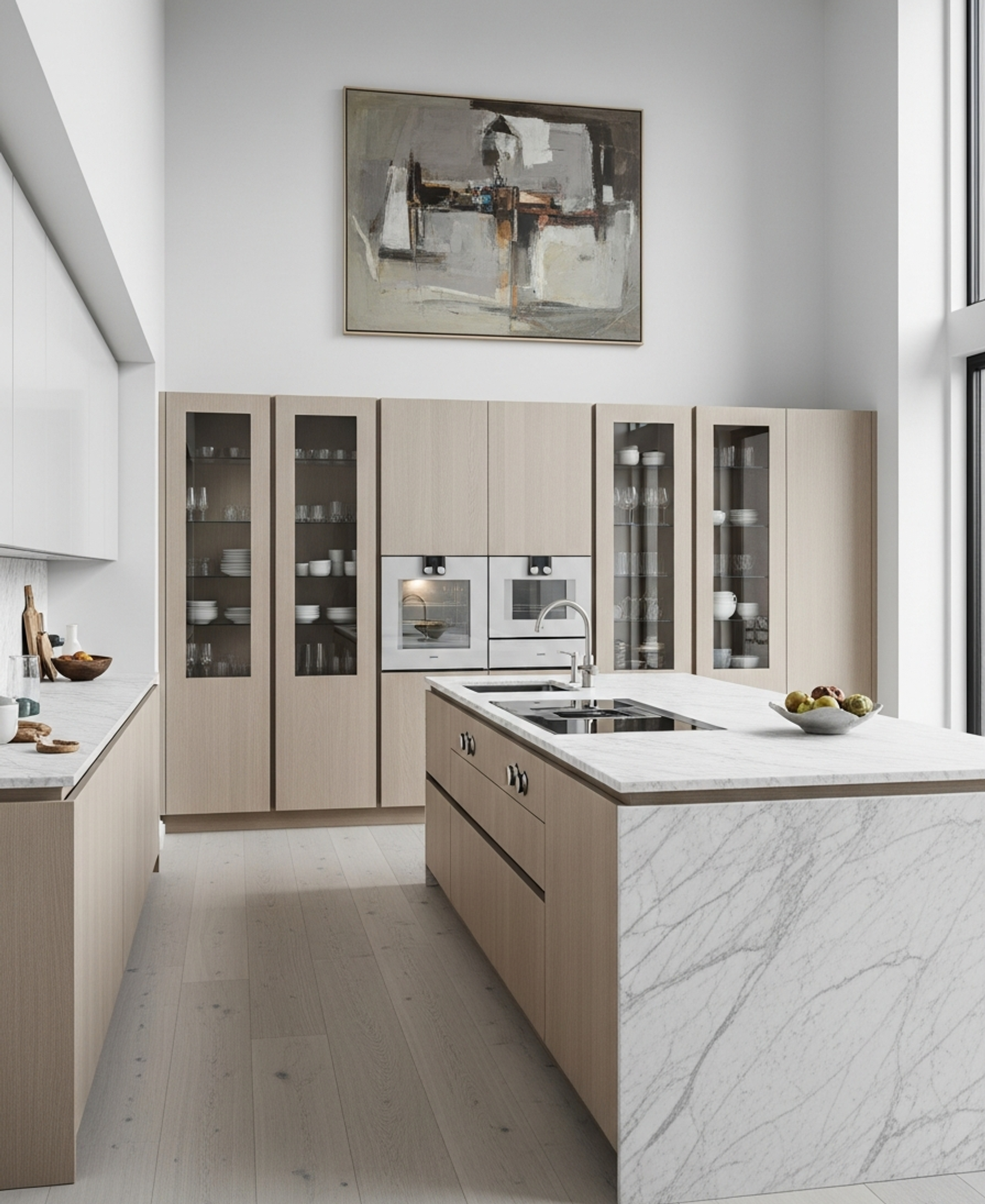 Fadior Abyss Kitchen Suite — 304 stainless steel kitchen system, front view