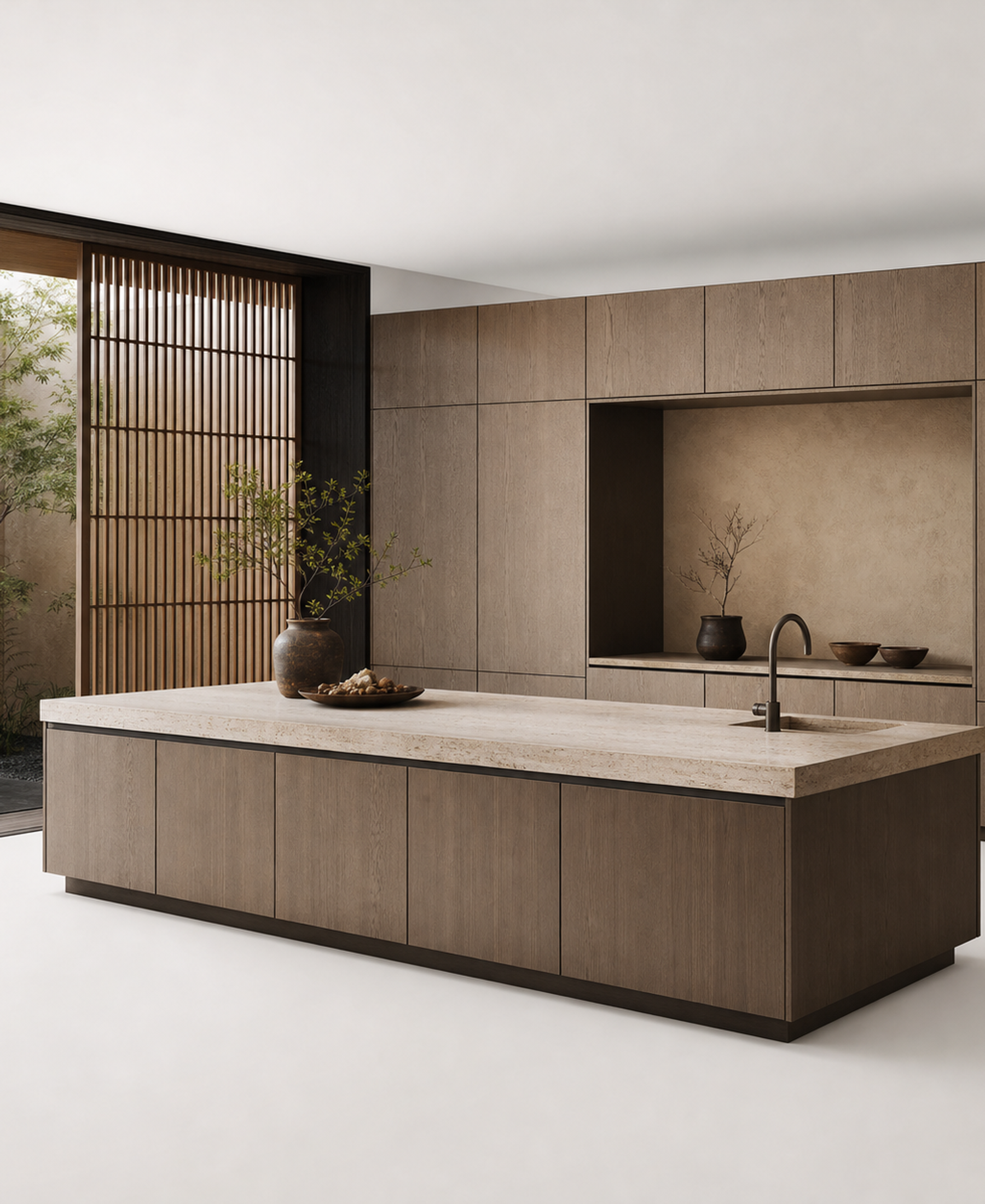 Fadior Forge Kitchen Suite with Stone Vein Prep Gallery — 304 stainless steel kitchen system, front view