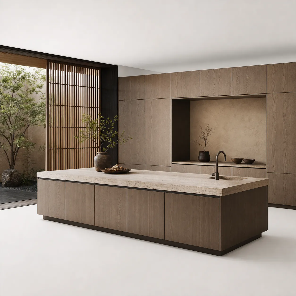 Suite de Cocina Forge con Galería de Preparación de Veta de Piedra vista principal
