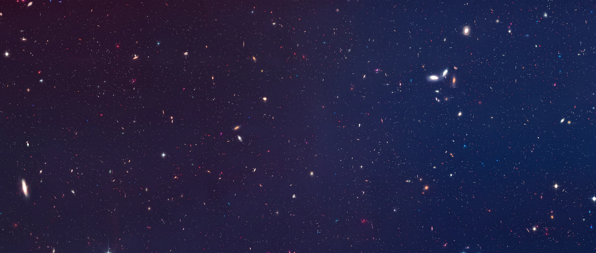 Thousands of galaxies across 12 billion years of cosmic history.