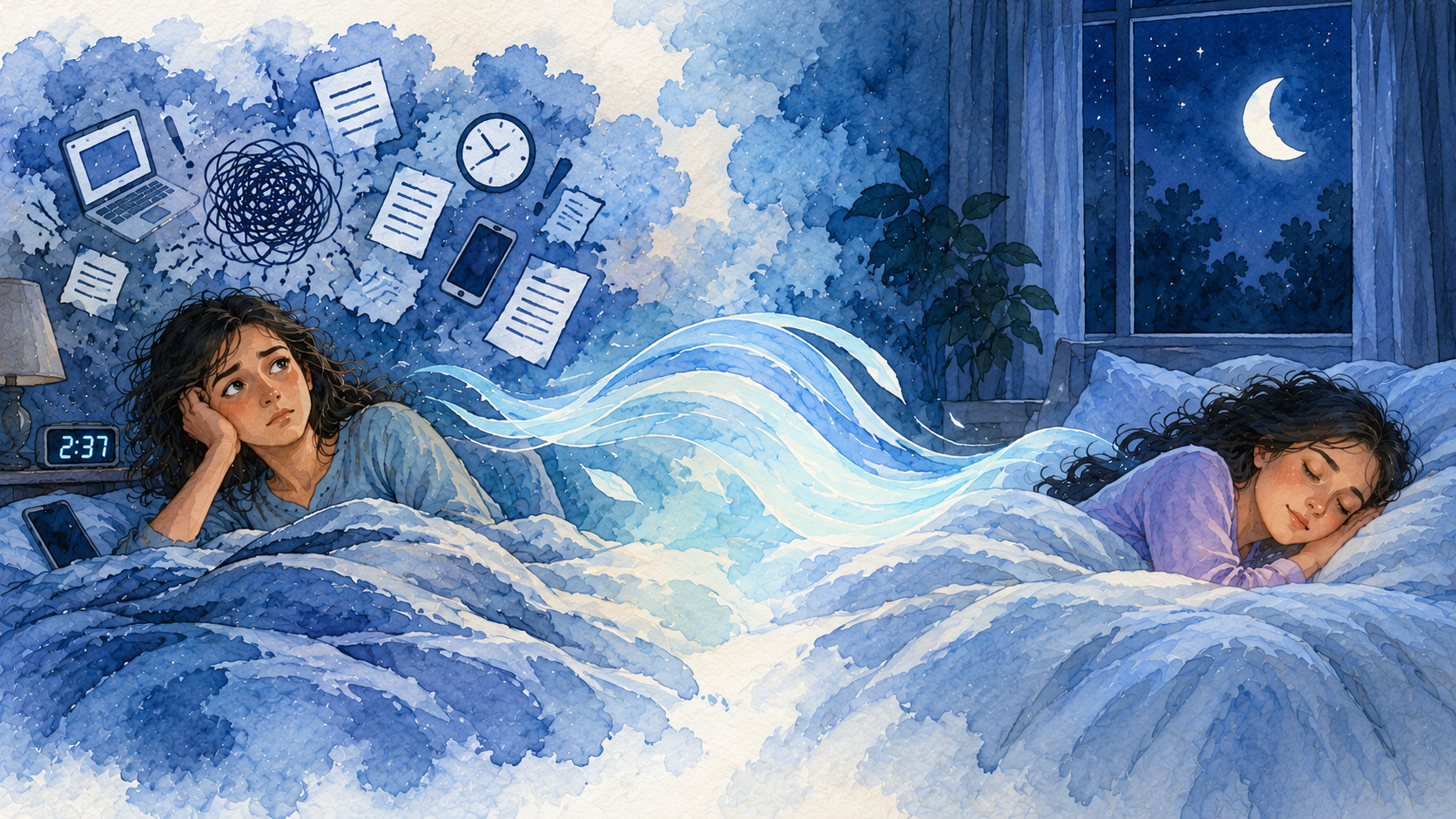  From Restless Thoughts to Peaceful Sleep