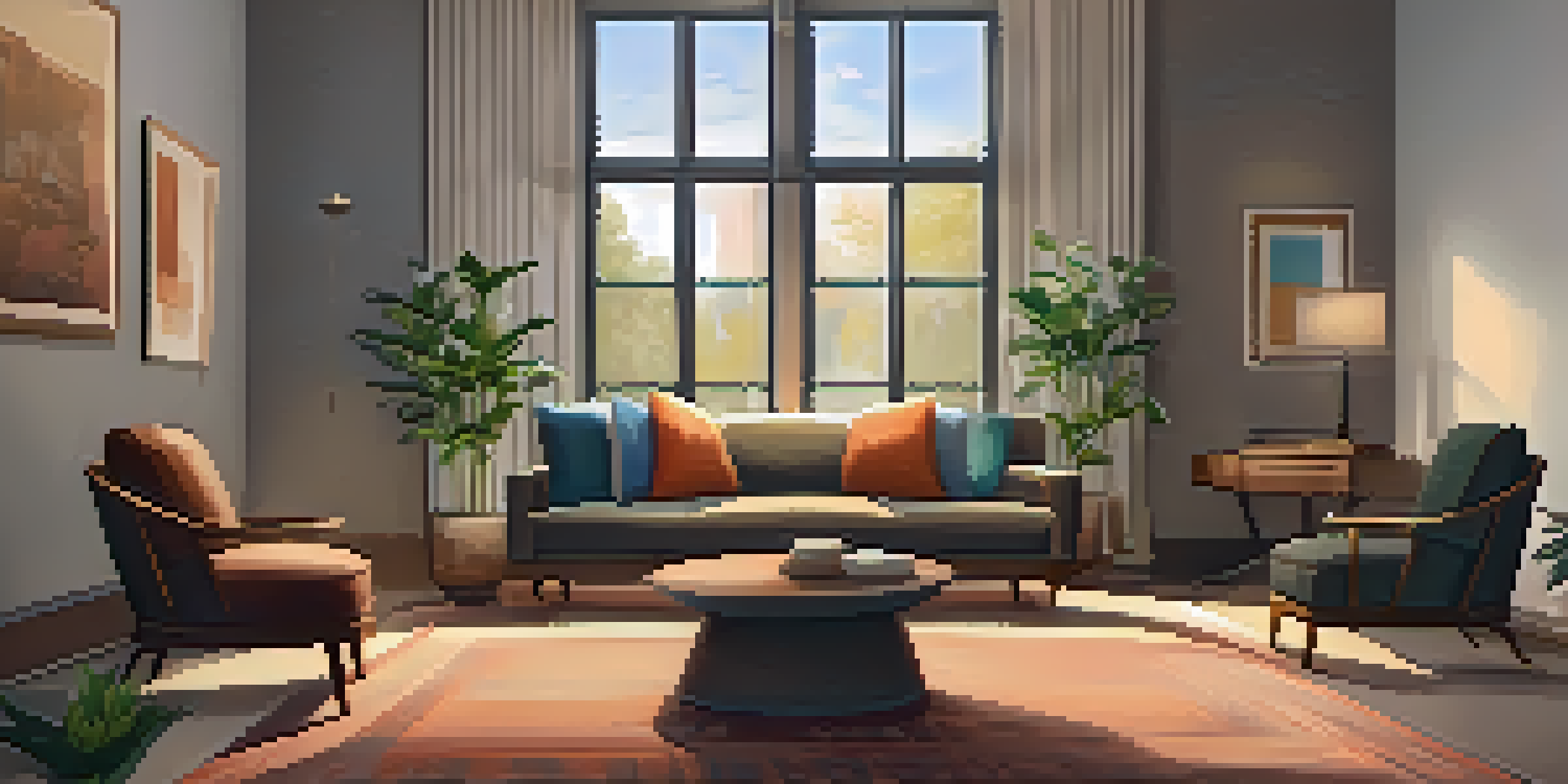 Cozy room arranged for a culturally tailored addiction treatment session, with warm lighting and comfortable seating.