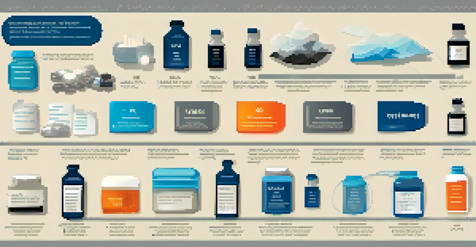 An infographic displaying the legal classifications of substances, organized in a chart format from Schedule I to V, with representative icons and a professional color scheme.