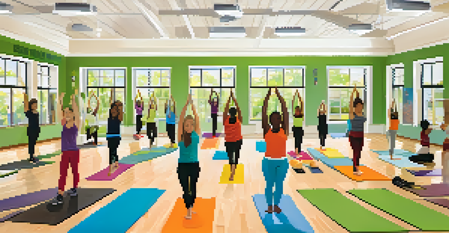 Teens participating in various healthy activities at a community event, creating a vibrant and supportive atmosphere.