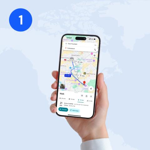 GigSky app shown on a phone screen