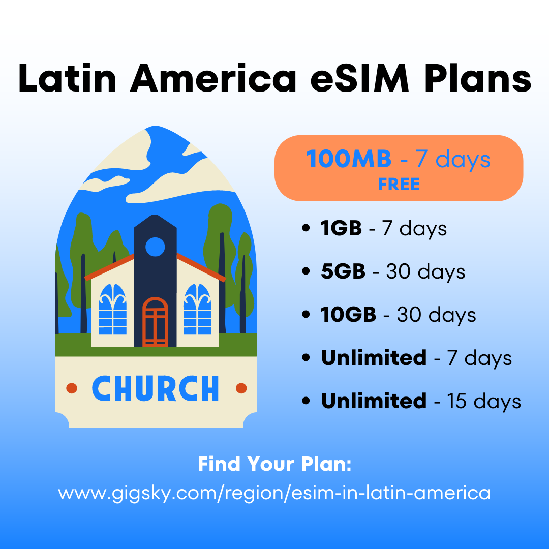 Planos de eSIM para a América Latina