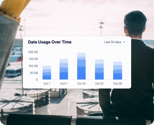 Coverage status card for remote employees