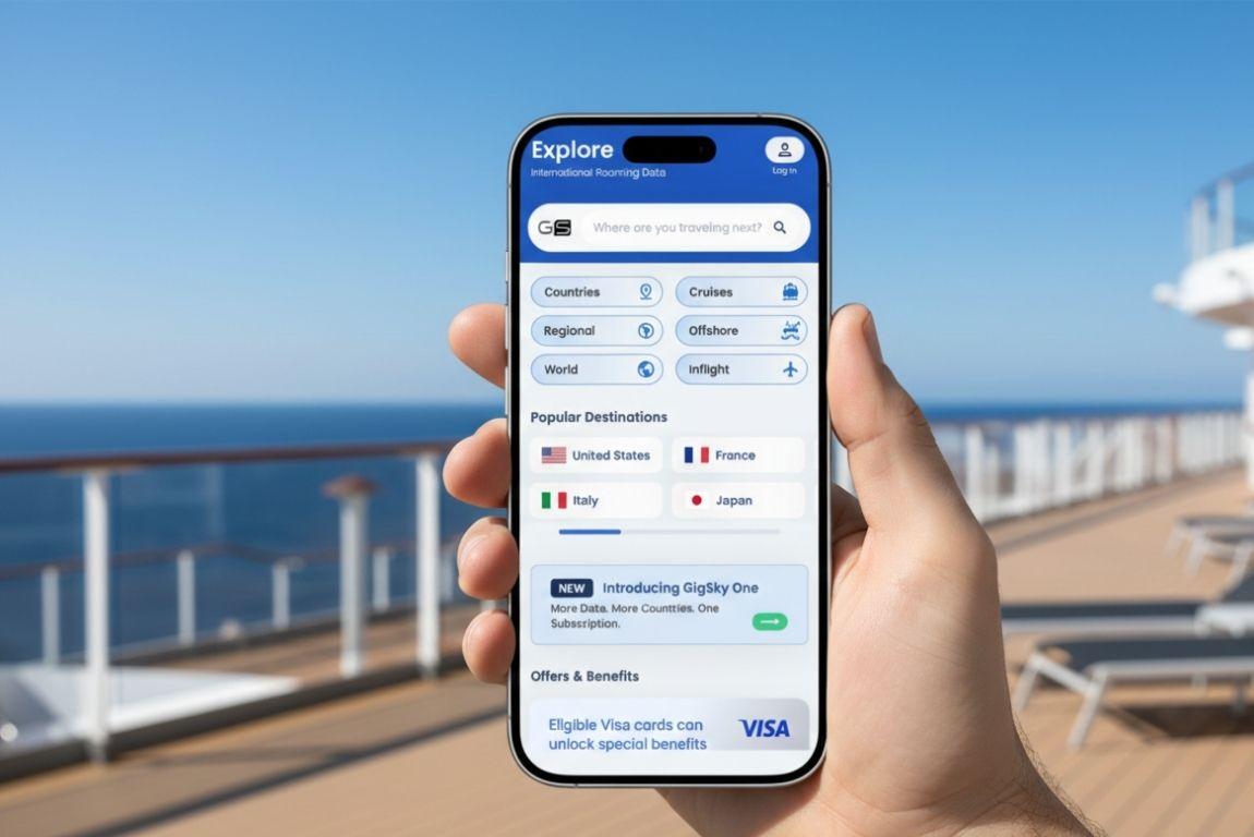 ¿Qué es una eSIM para cruceros?