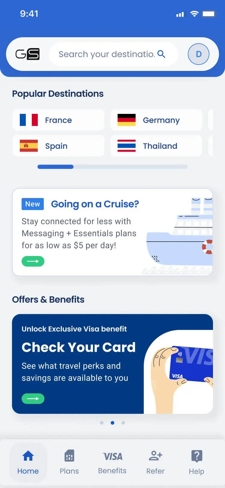 Install the GigSky app to check your eligibility