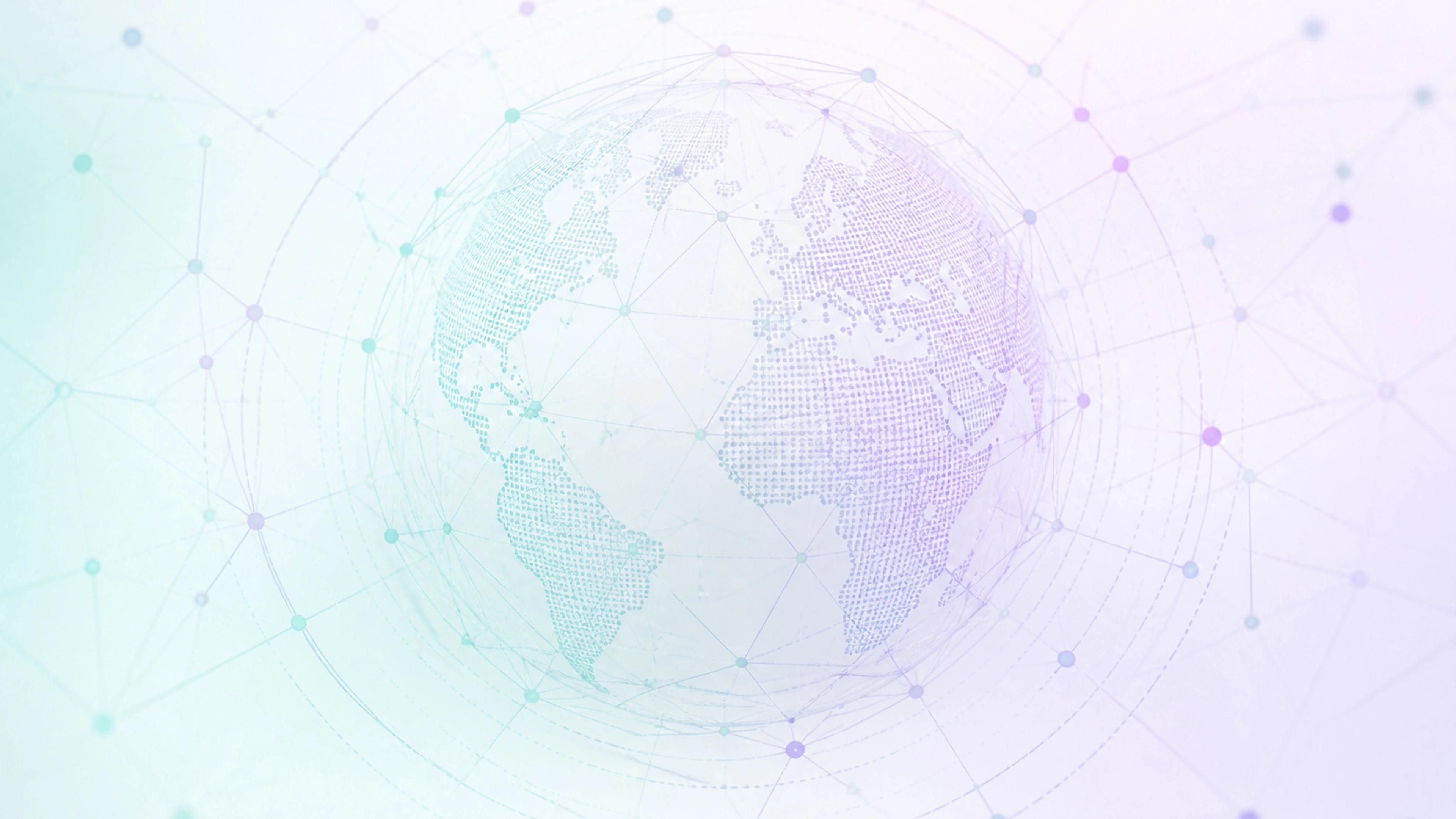 Abstract global network mesh graphic