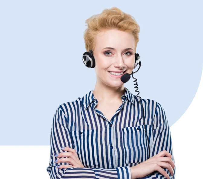 GigSky support agent wearing a headset