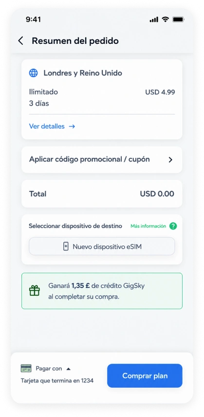 Checkout complimentary Visa plan