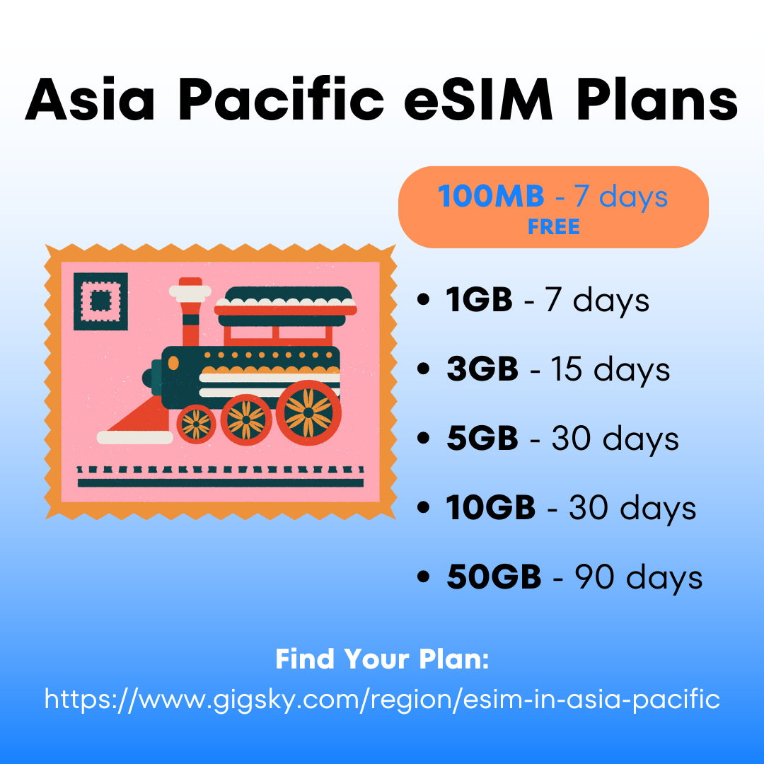 eSIM para Asia-Pacífico